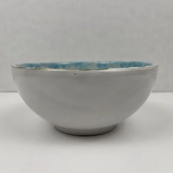 Desimone Italy Pottery Bowl Vintage MCM Hand Painted Cow Art 6.25 Inch - Picture 4 of 11